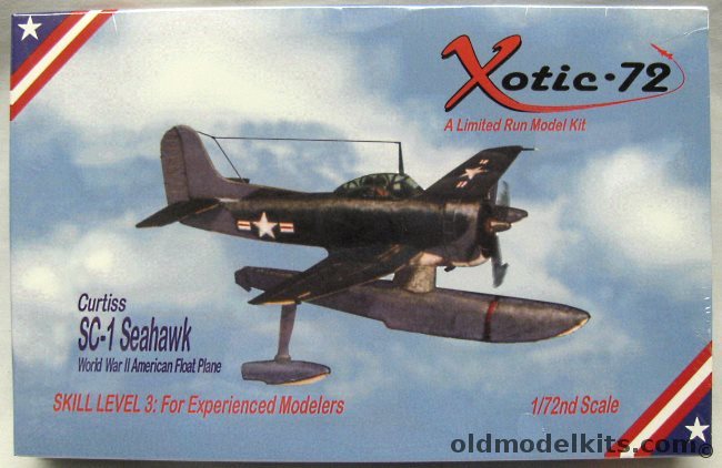 Xotic-72 1/72 TWO Curtiss SC-1 Seahawk, AU2015 plastic model kit